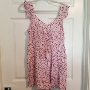 Cottagecore mini floral romper